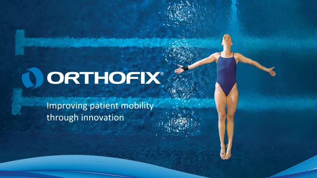 Orthofix — Cover Slide investment banking deck cover