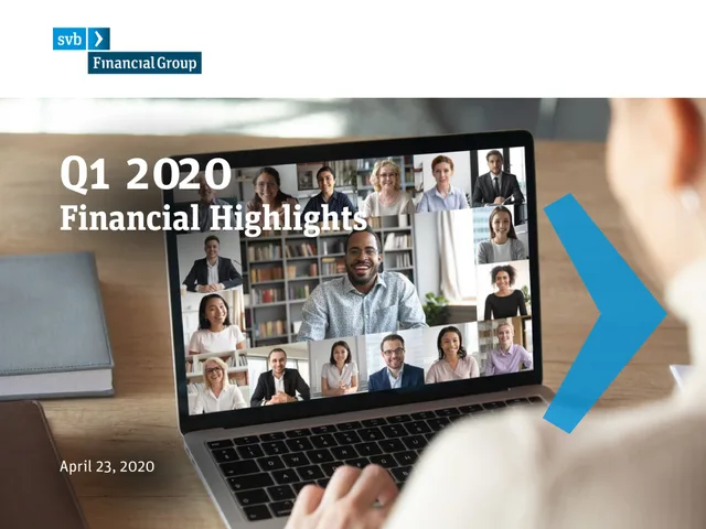 Silicon Valley Bank — Q1 2020 Financial Highlights investment banking deck cover