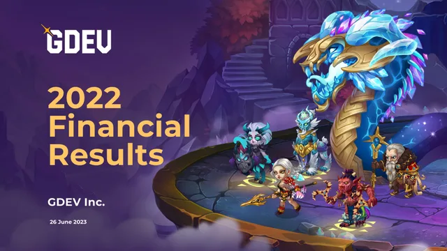 Nexters — 2022 Financial Results investment banking deck cover