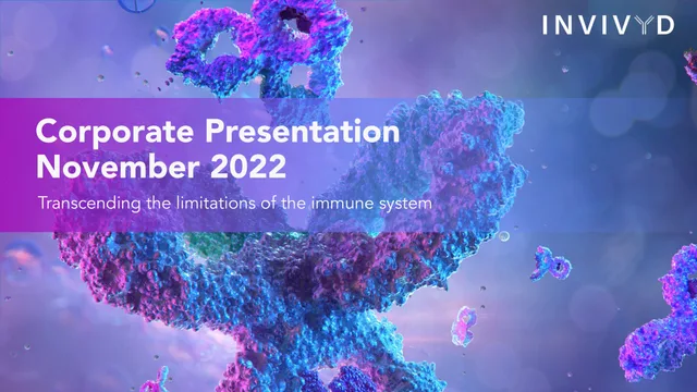Adagio Therapeutics — Corporate Presentation investment banking deck cover