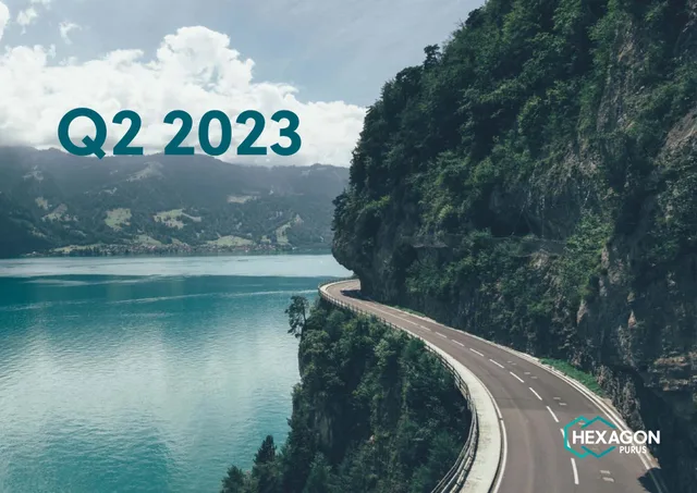 Hexagon Purus — Q2 2023 investment banking deck cover