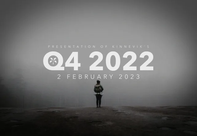 Kinnevik — Q4 2022 investment banking deck cover