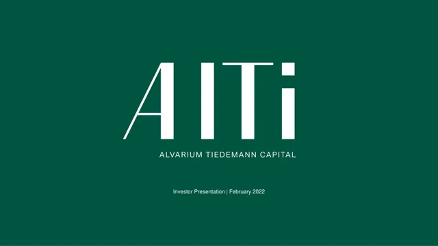 Alti — AITi investment banking deck cover