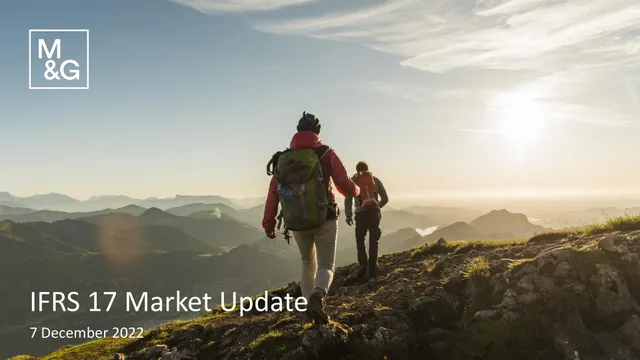 M G — IFRS 17 Market Update investment banking deck cover