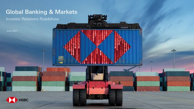 HSBC — Global Banking & Markets investment banking deck cover