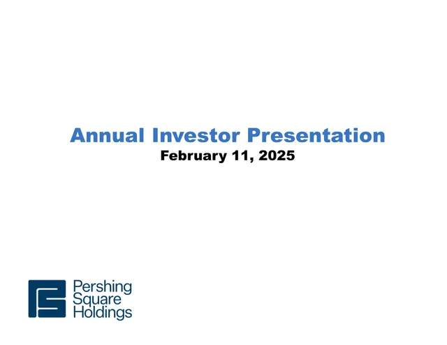 Pershing Square — Annual Investor Presentation investment banking deck cover