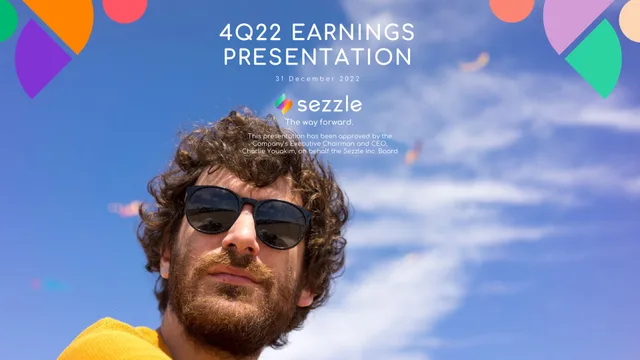 Sezzle — 4q22 Earnings Presentation investment banking deck cover