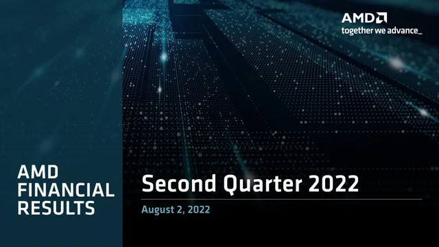 Amd — Second Quarter 2022 investment banking deck cover