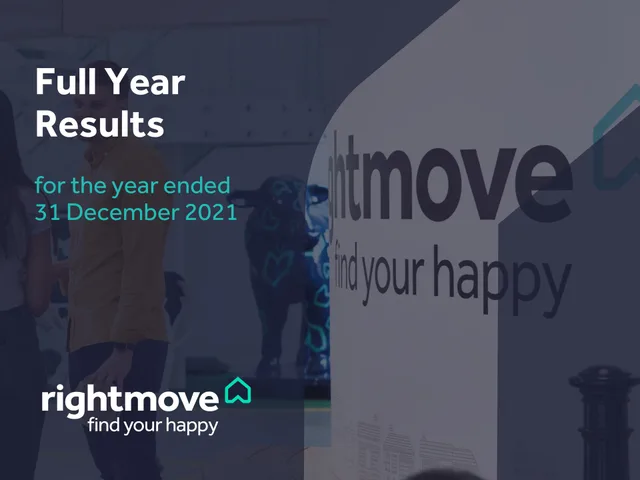 Rightmove — Full Year Results investment banking deck cover