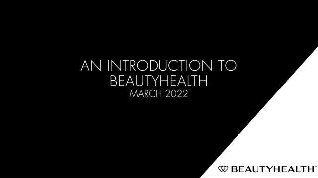 Hydrafacial — An Introduction To Beautyhealth investment banking deck cover
