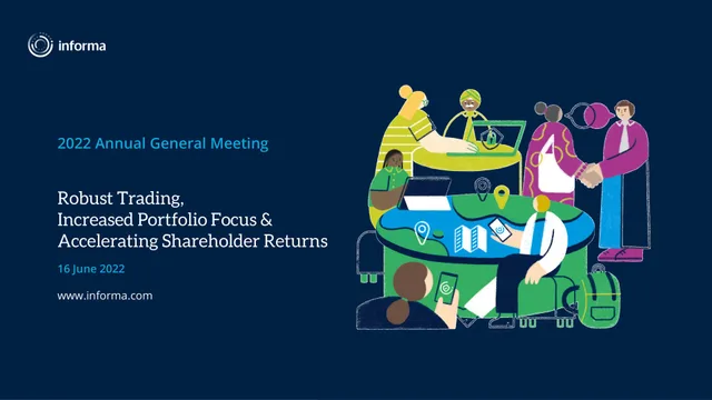Informa — 2022 Annual General Meeting investment banking deck cover