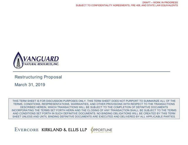 Evercore — Restructuring Proposal investment banking deck cover