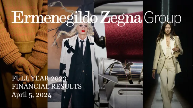 Zegna — Ermenegildo Zegna Group investment banking deck cover