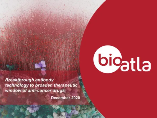 Bioatla — cover slide investment banking deck cover