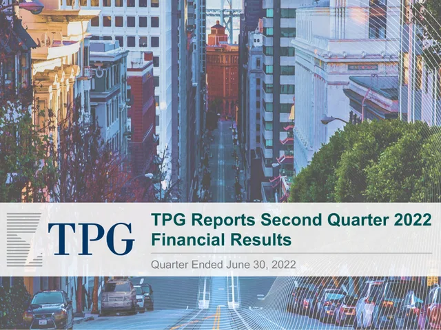 Tpg — TPG Reports Second Quarter 2022 Financial Results investment banking deck cover
