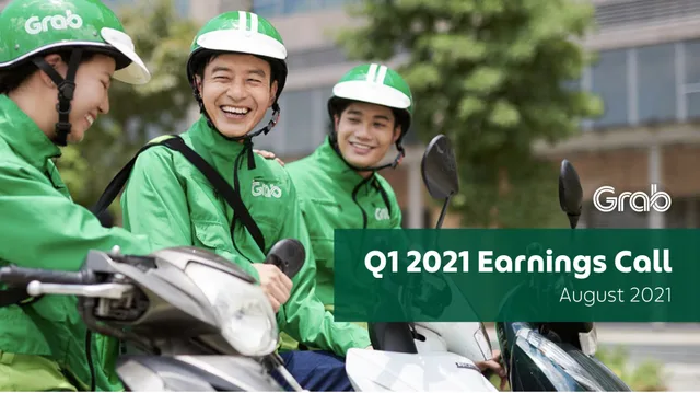 Grab — Q1 2021 Earnings Call investment banking deck cover