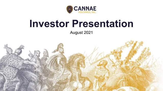 Cannae — Investor Presentation investment banking deck cover