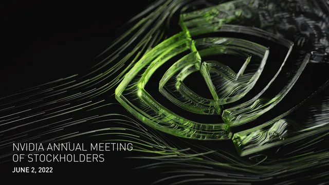 Nvidia — Title Cover Slide investment banking deck cover