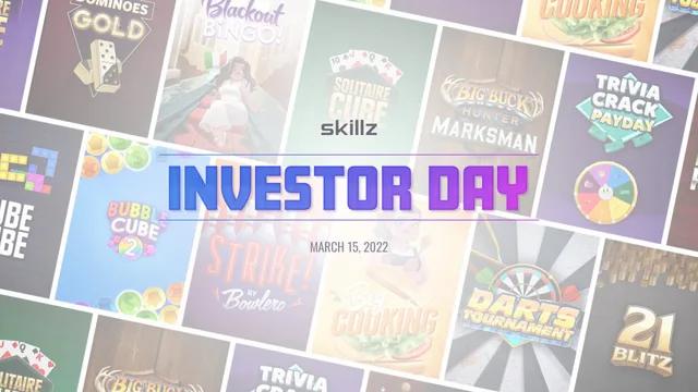 Skillz — Investor Day investment banking deck cover