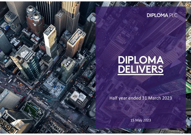 Diploma — Diploma Delivers investment banking deck cover
