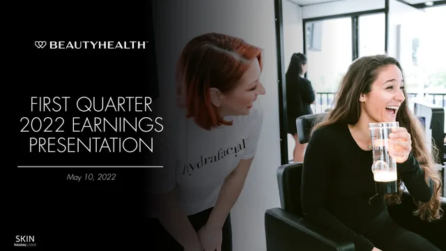 Hydrafacial — First Quarter 2022 Earnings Presentation investment banking deck cover