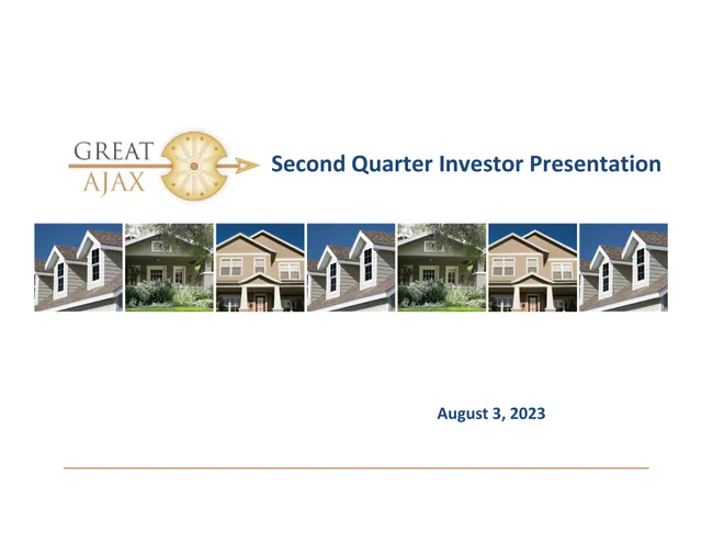Great Ajax — Second Quarter Investor Presentation investment banking deck cover
