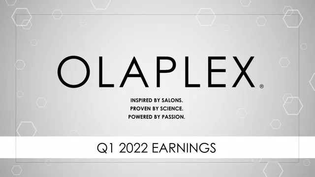 Olaplex — Q1 2022 Earnings investment banking deck cover