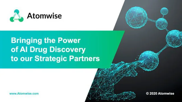 Atomwise — Bringing the Power of AI Drug Discovery to our Strategic Partners investment banking deck cover