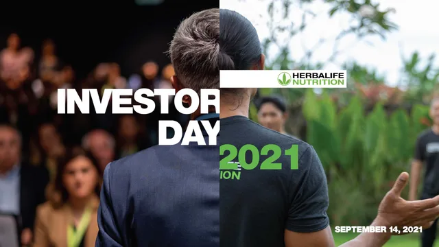 Herbalife — Investor Day 2021 investment banking deck cover