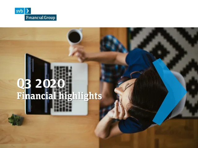 Silicon Valley Bank — Q3 2020 Financial highlights investment banking deck cover
