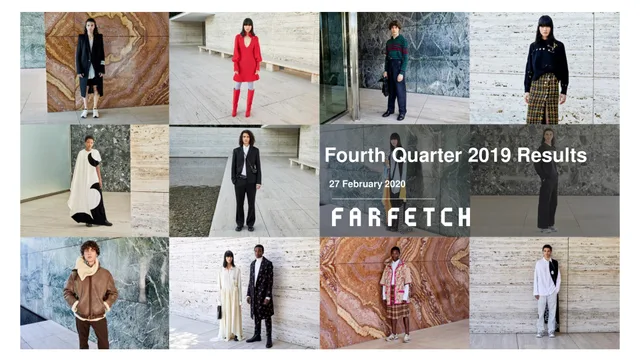 Farfetch — Fourth Quarter 2019 Results investment banking deck cover