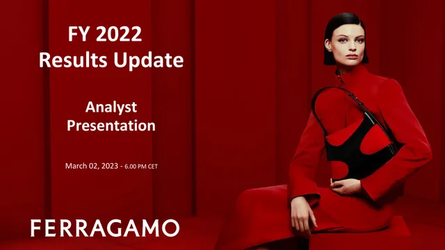 Salvatore Ferragamo — FY 2022 Results Update investment banking deck cover