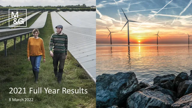 M G — 2021 Full Year Results investment banking deck cover
