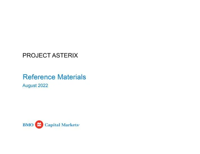 Bmo Capital Markets — Project Asterix investment banking deck cover