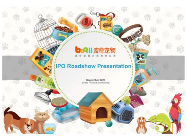 Boqii Holding — IPO Roadshow Presentation investment banking deck cover