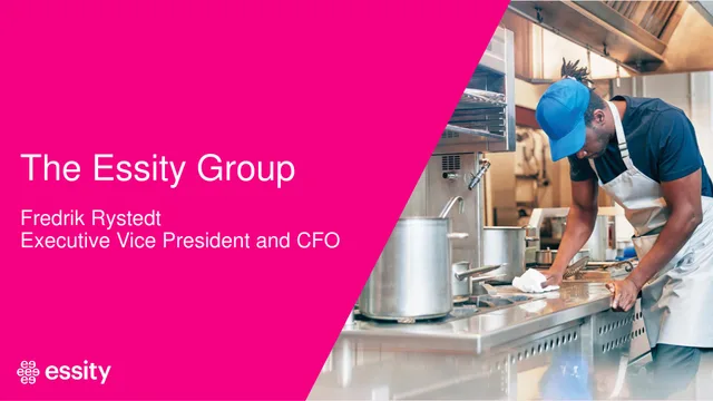 Essity — The Essity Group investment banking deck cover