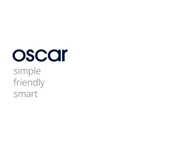 Oscar Health — Brand Identity Slide investment banking deck cover