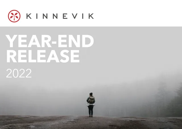 Kinnevik — Year-end Release investment banking deck cover