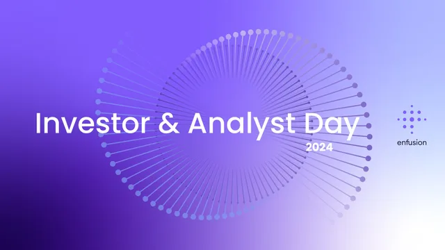 Enfusion — Investor & Analyst Day investment banking deck cover
