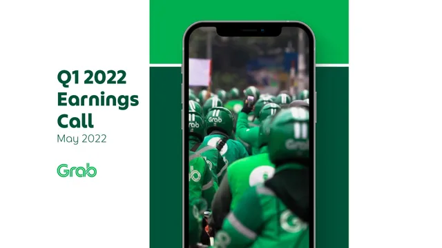Grab — Q1 2022 Earnings Call investment banking deck cover