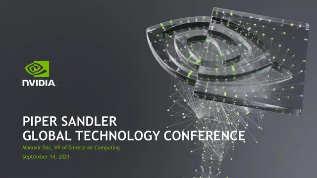 Nvidia — Piper Sandler Global Technology Conference investment banking deck cover