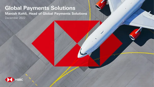 HSBC — Global Payments Solutions investment banking deck cover