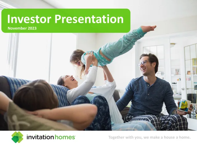 Invitation Homes — Investor Presentation investment banking deck cover