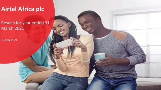 Airtel Africa — Airtel Africa plc investment banking deck cover
