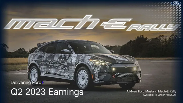 Ford — mach-e RALLY investment banking deck cover