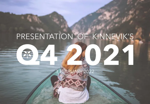 Kinnevik — Presentation Of Kinnevik's Q4 2021 investment banking deck cover