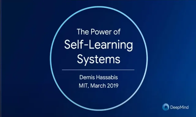 Deepmind — The Power of Self-Learning Systems investment banking deck cover