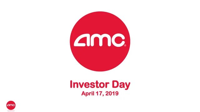 Amc — Investor Day investment banking deck cover