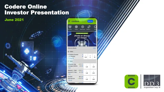 Codere — Codere Online Investor Presentation investment banking deck cover