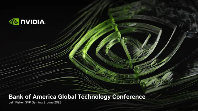 Nvidia — Bank of America Global Technology Conference investment banking deck cover